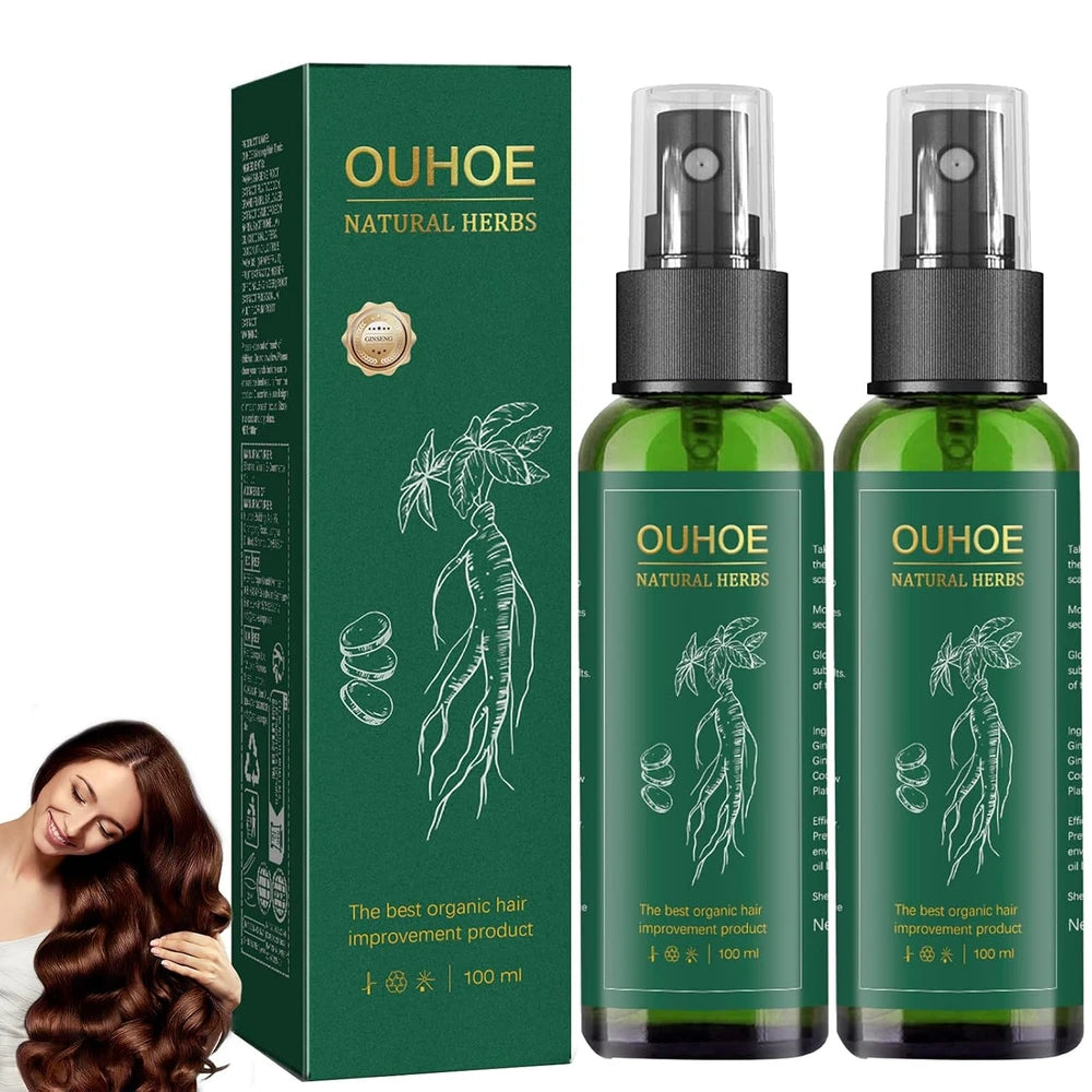 Spray Nutritivo de Ginseng para Crecimiento Capilar