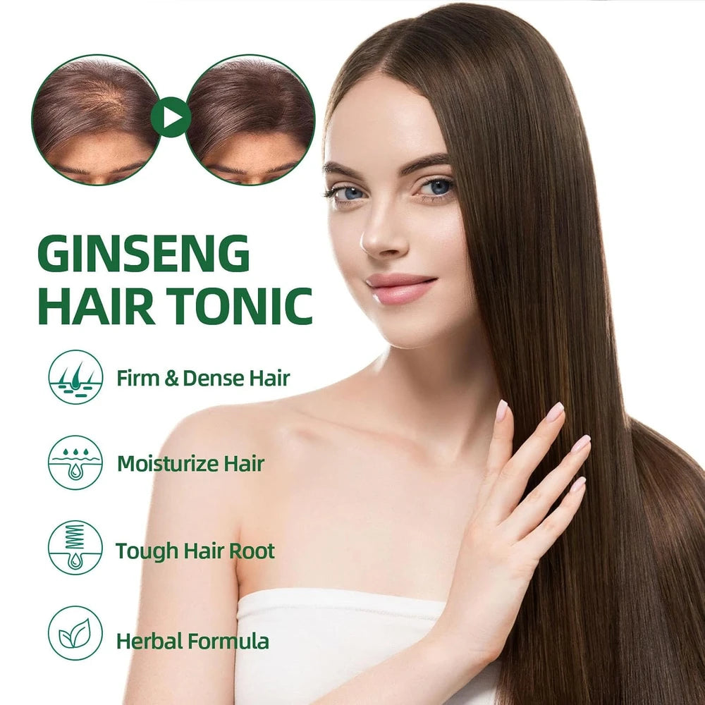 Spray Nutritivo de Ginseng para Crecimiento Capilar