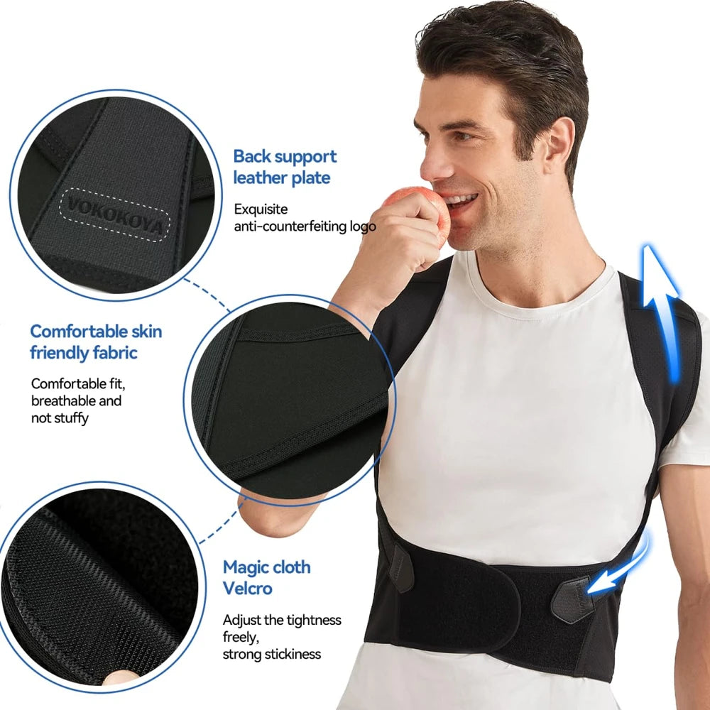 Corrector de postura ajustable
