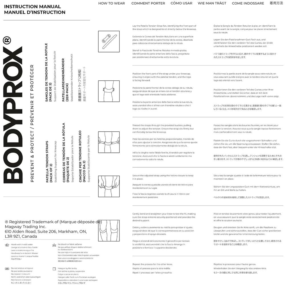Correa de Soporte para Rodilla Bodyprox