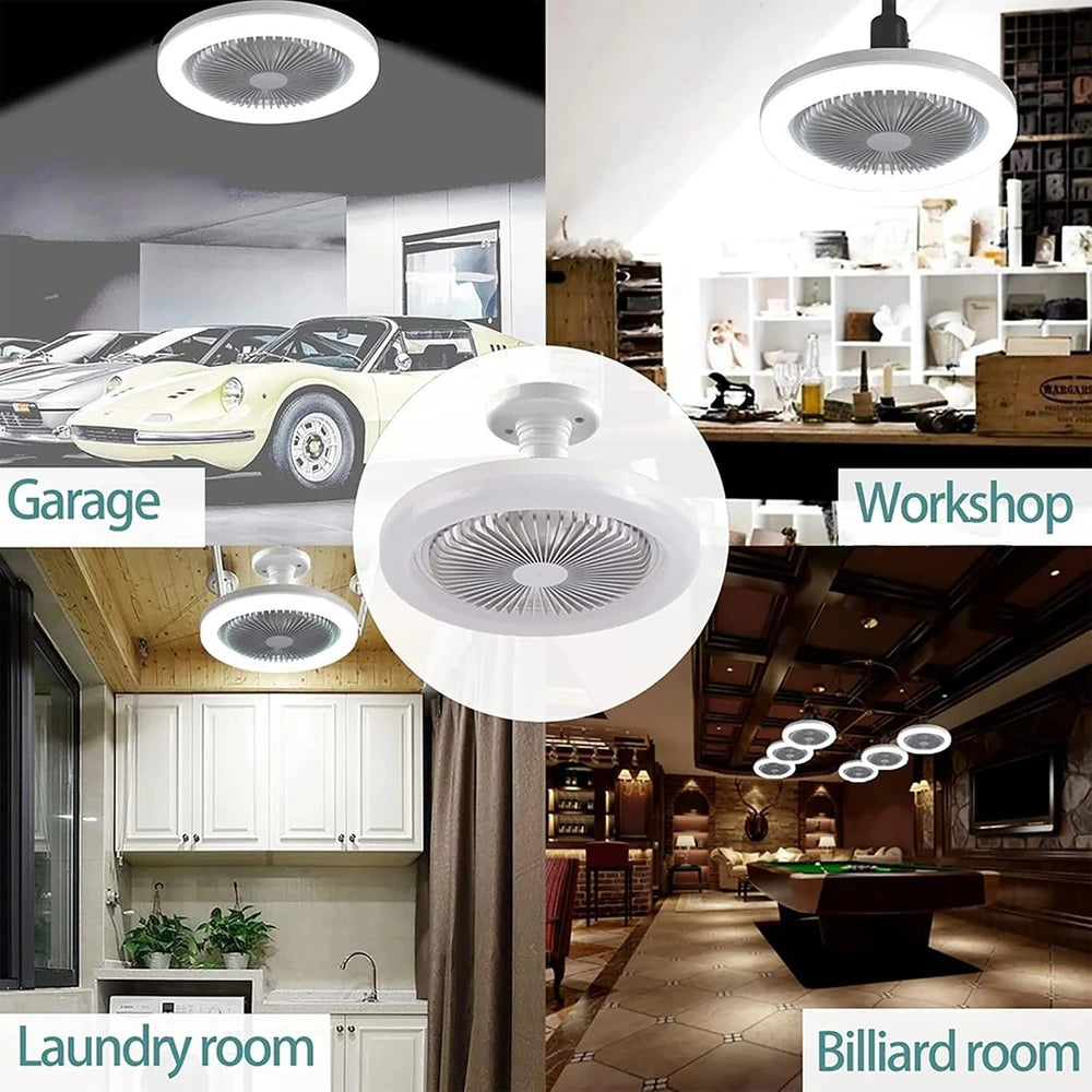 Ventilador de Techo con Luz y Control Remoto
