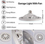 Ventilador de Techo con Luz y Control Remoto