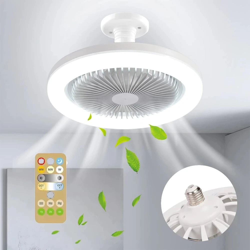 Ventilador de Techo con Luz y Control Remoto