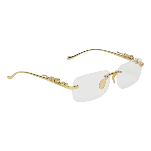 Gafas de Sol Doradas Sin Montura