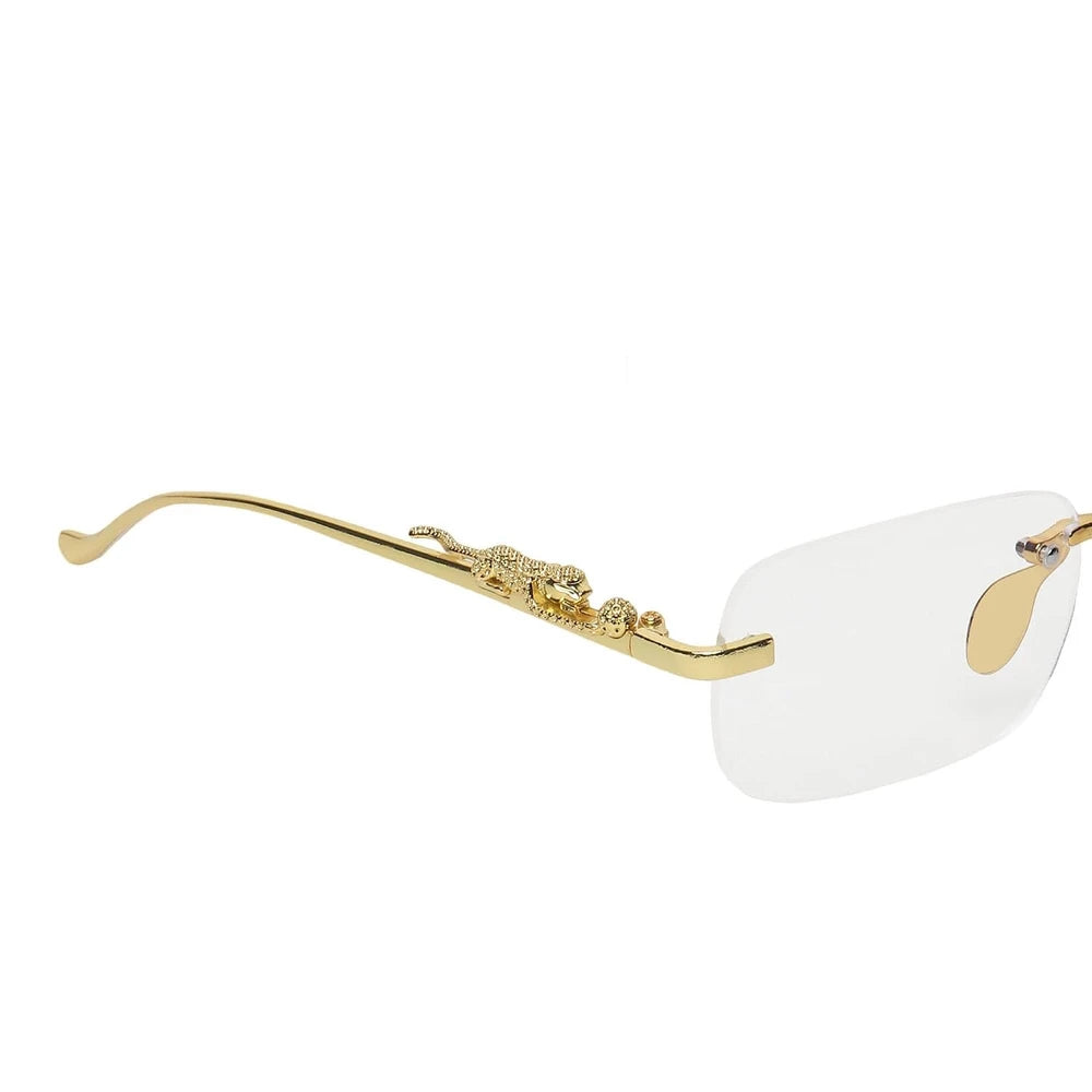 Gafas de Sol Doradas Sin Montura